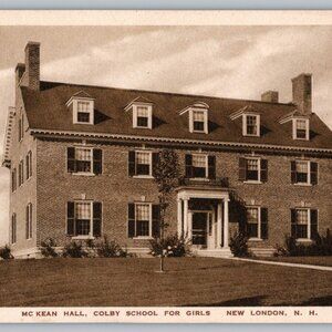 Vintage Postcard McKean Hall Colby School For Girls New London NH 1937  #1449